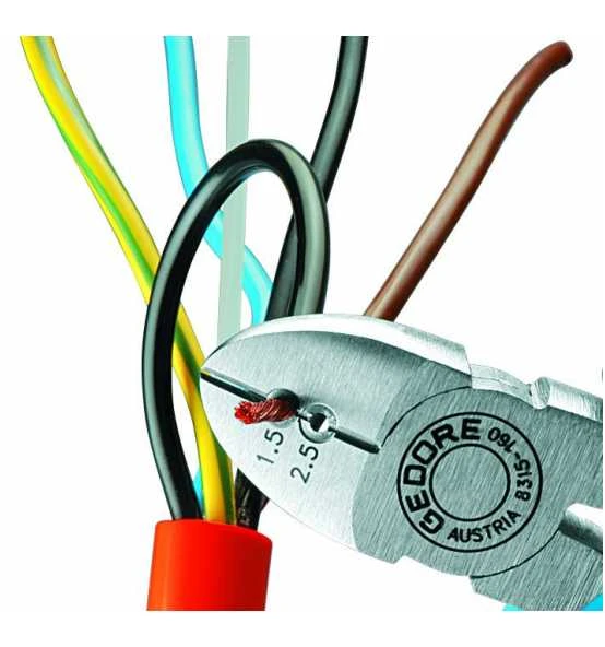 Gedore Abisolier-Seitenschneider 160 Mm, 2-Komponentengriff 7 Gedore Abisolier-Seitenschneider 160 Mm, 2-Komponentengriff – Bild 5