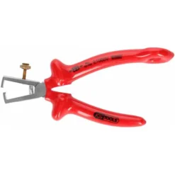 KS Tools 1000V Abisolierzange Mit Sicherungsöse Für Sicherheitsleine