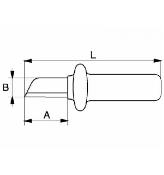 Bahco Isoliertes Gerades Messer, 50 mm 4 Bahco Isoliertes Gerades Messer, 50 mm – Bild 2