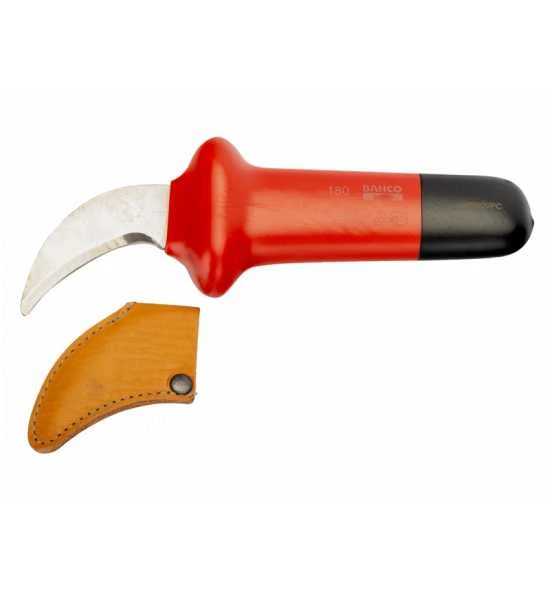 Bahco Nach VDE Isoliertes Abgewinkeltes Messer, 50 mm, Gebogene Klinge 5 Bahco Nach VDE Isoliertes Abgewinkeltes Messer, 50 mm, Gebogene Klinge – Bild 3