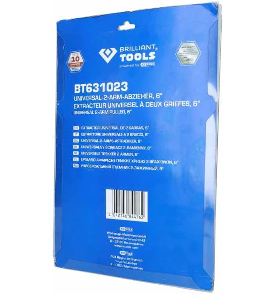 Brilliant Tools Universal-2-Arm-Abzieher, 6" 8 Brilliant Tools Universal-2-Arm-Abzieher, 6" – Bild 6
