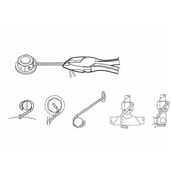Bahco 270 Mm Drahtwirbelzange, Einhändige Bedienung 4 Bahco 270 Mm Drahtwirbelzange, Einhändige Bedienung – Bild 2