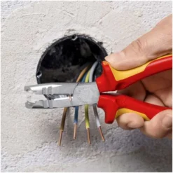 Knipex Abmantelungszange Isoliert Mit Mehrkomponenten-Hüllen, VDE-geprüft Verchromt 165 Mm -Deutschland Tool Ritter Verkaufs-Shop entmanteler 1576024 czm