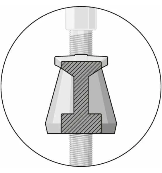 Gedore Universal-Abzieher 2-armig, Ganzstahlhaken, Hakenbremse 200x150 Mm 6 Gedore Universal-Abzieher 2-armig, Ganzstahlhaken, Hakenbremse 200x150 Mm – Bild 4