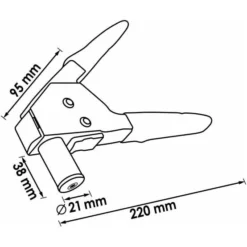 VIGOR Zange Für Kunststoffnieten, 220 Mm, Anzahl Werkzeuge: 41 -Deutschland Tool Ritter Verkaufs-Shop handnietzange fuer blindnieten 1271080 czm