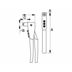 Bahco Handnietzange Mit Wechselköpfen 255 Mm -Deutschland Tool Ritter Verkaufs-Shop handnietzange fuer blindnieten 1545096 czm