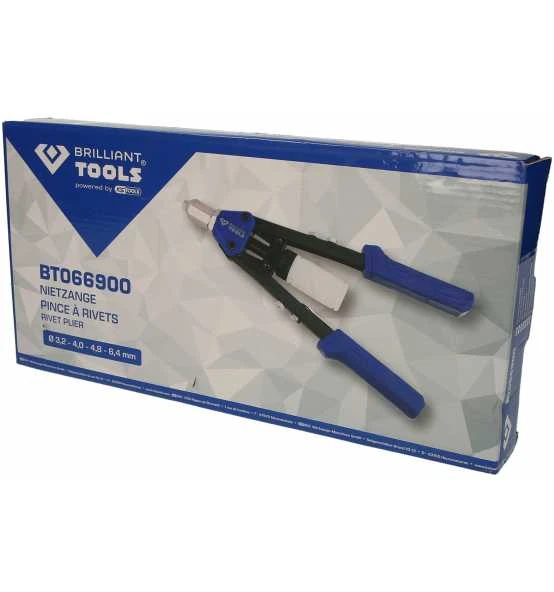 Brilliant Tools Handnietzange Für Ø 3,2-4,0-4,8-6,4 Mm Nieten 6 Brilliant Tools Handnietzange Für Ø 3,2-4,0-4,8-6,4 Mm Nieten – Bild 4