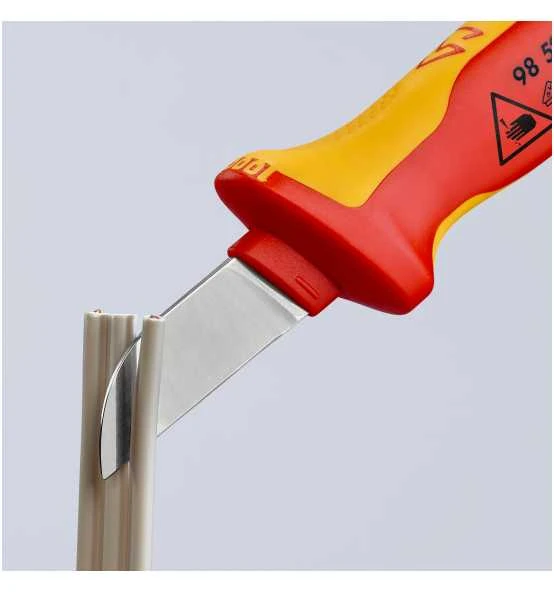 Knipex Kabelmesser Isolierender Mehrkomponenten-Griff, VDE-geprüft 190 Mm 6 Knipex Kabelmesser Isolierender Mehrkomponenten-Griff, VDE-geprüft 190 Mm – Bild 4
