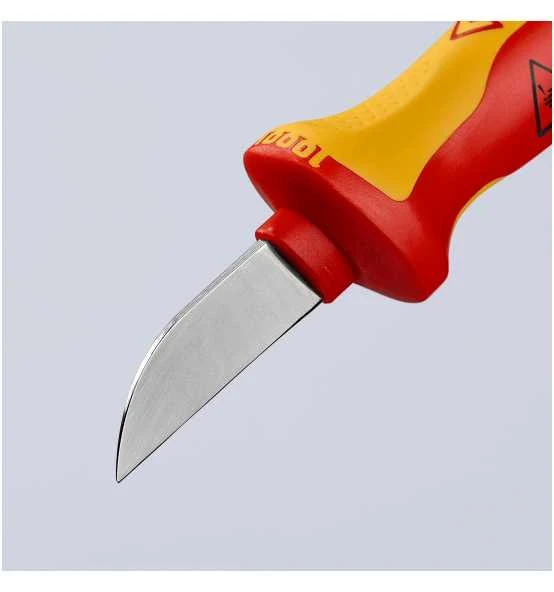 Knipex Kabelmesser Isolierender Mehrkomponenten-Griff, VDE-geprüft 190 Mm 10 Knipex Kabelmesser Isolierender Mehrkomponenten-Griff, VDE-geprüft 190 Mm – Bild 8