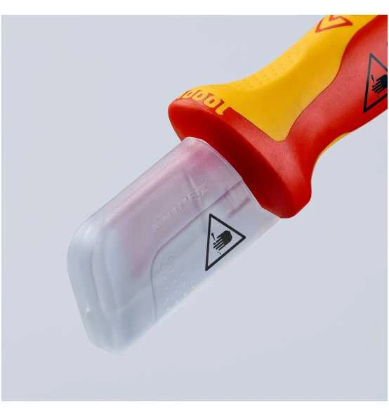Knipex Abmantelungsmesser Mit Gleitschuh Isolierender Mehrkomponenten-Griff, VDE-geprüft 180 Mm 9 Knipex Abmantelungsmesser Mit Gleitschuh Isolierender Mehrkomponenten-Griff, VDE-geprüft 180 Mm – Bild 7