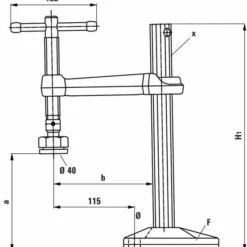BESSEY Maschinentischspanner BSG 210/140 -Deutschland Tool Ritter Verkaufs-Shop maschinentisch spanner 1425372 czm