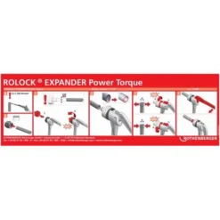 Rothenberger Werkzeuge Expander ROCAM Expander Power Torque Set Expanderköpfe B.42mm (1 3/4Zoll) 1,0kg -Deutschland Tool Ritter Verkaufs-Shop rohraufweitezange 1527351 czm