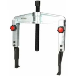 KS Tools Schnellspann-Universal-Abzieher 2-armig Mit Extrem Schlanken, Verlängerten Haken, 60-200 Mm, 220 Mm, 5,0t