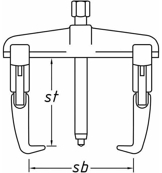 Hazet Abzieher-Satz 2-armig 1787S-2 3 Hazet Abzieher-Satz 2-armig 1787S-2