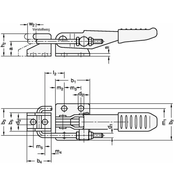 Ganter Verschluss-Spanner GN 851 STA Haltekraft FH 1600 N 4 Ganter Verschluss-Spanner GN 851 STA Haltekraft FH 1600 N – Bild 2
