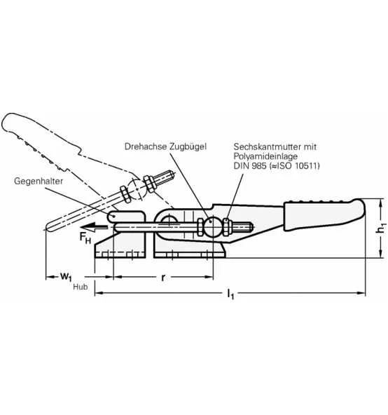 Ganter Verschluss-Spanner GN 851 STA Haltekraft FH 1600 N 5 Ganter Verschluss-Spanner GN 851 STA Haltekraft FH 1600 N – Bild 3
