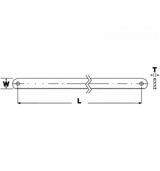 Bahco Sandflex Bimetall-Handsägeblatt 32 ZpZ 300 Mm - 5 Stk./Spezialverpackung 4 Bahco Sandflex Bimetall-Handsägeblatt 32 ZpZ 300 Mm - 5 Stk./Spezialverpackung – Bild 2